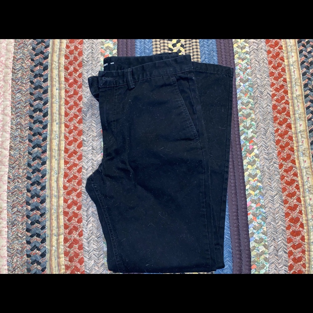 Black khakis